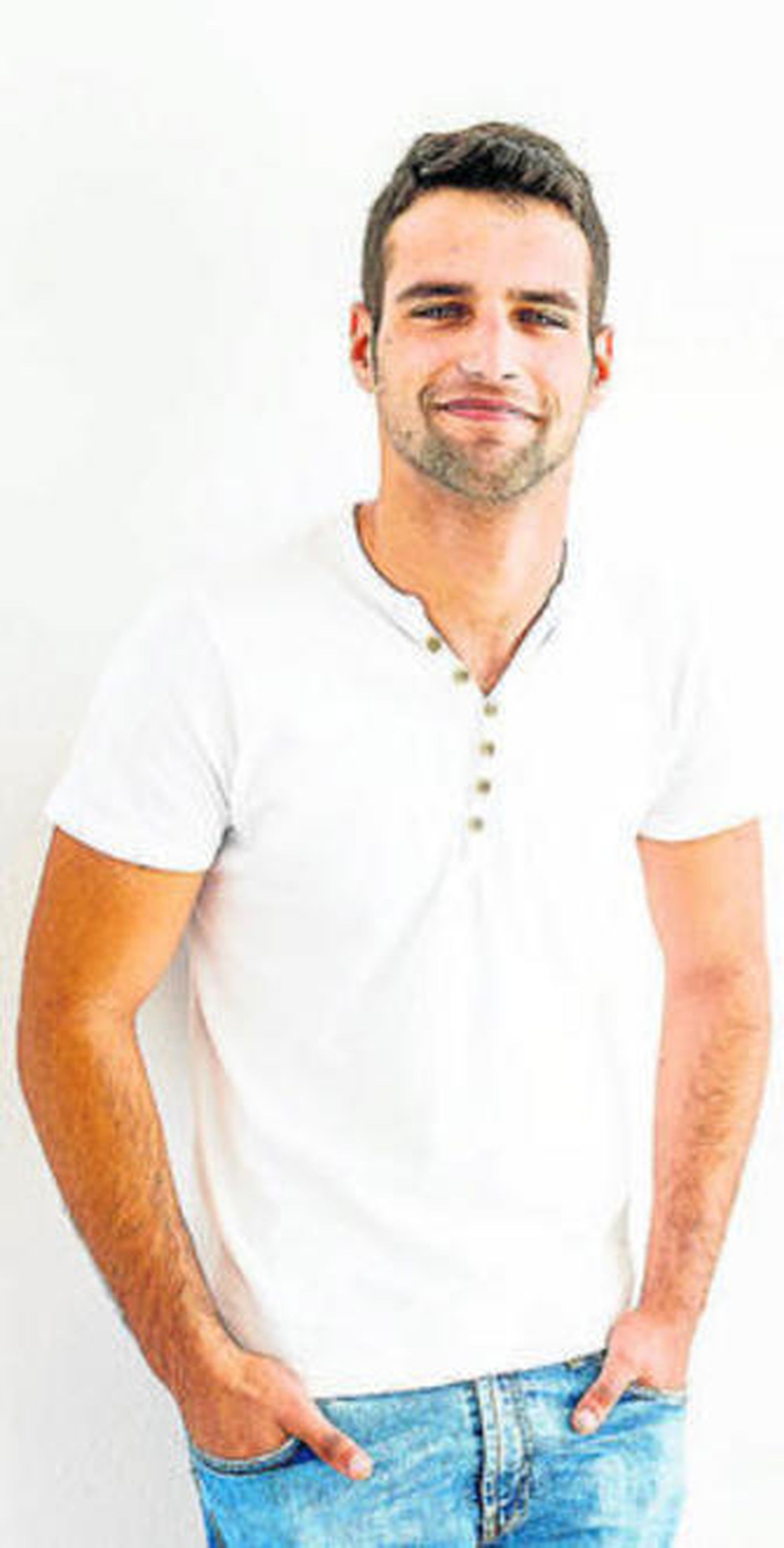 El actor vejeriego Jesús Castro, esta pasada semana en su tierra.