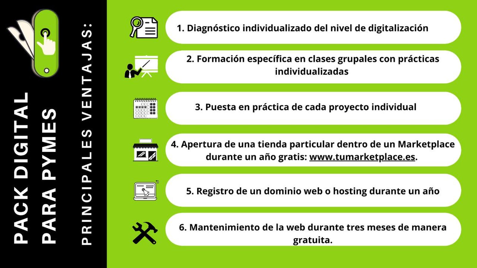 El cartel que insta a las empresas a tomar parte en la actividad