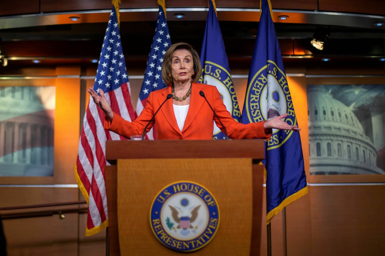 Nancy Pelosi, presidenta de la Cámara de Representantes de EEUU.