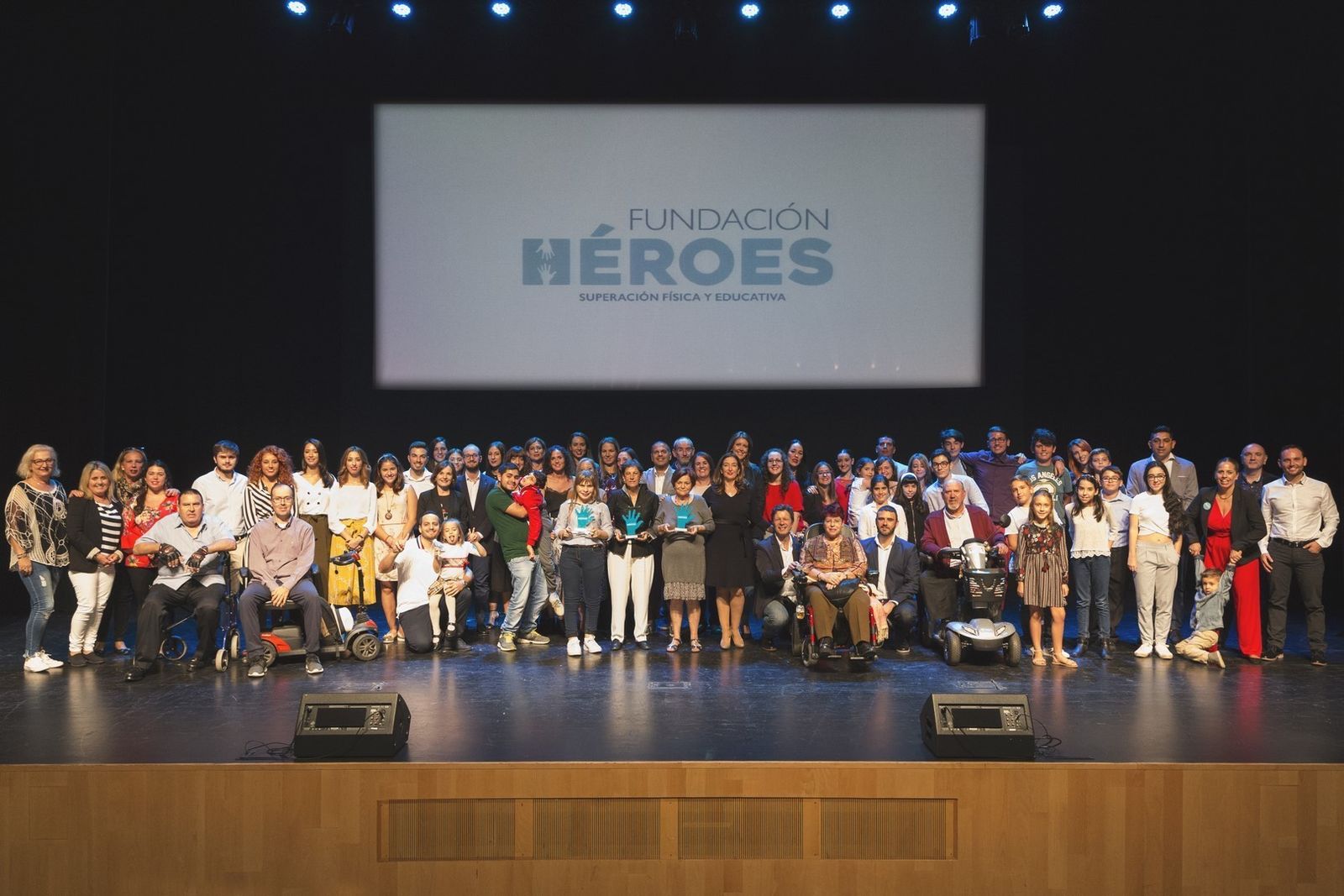 Participantes en la Gala Fundación Héroes.