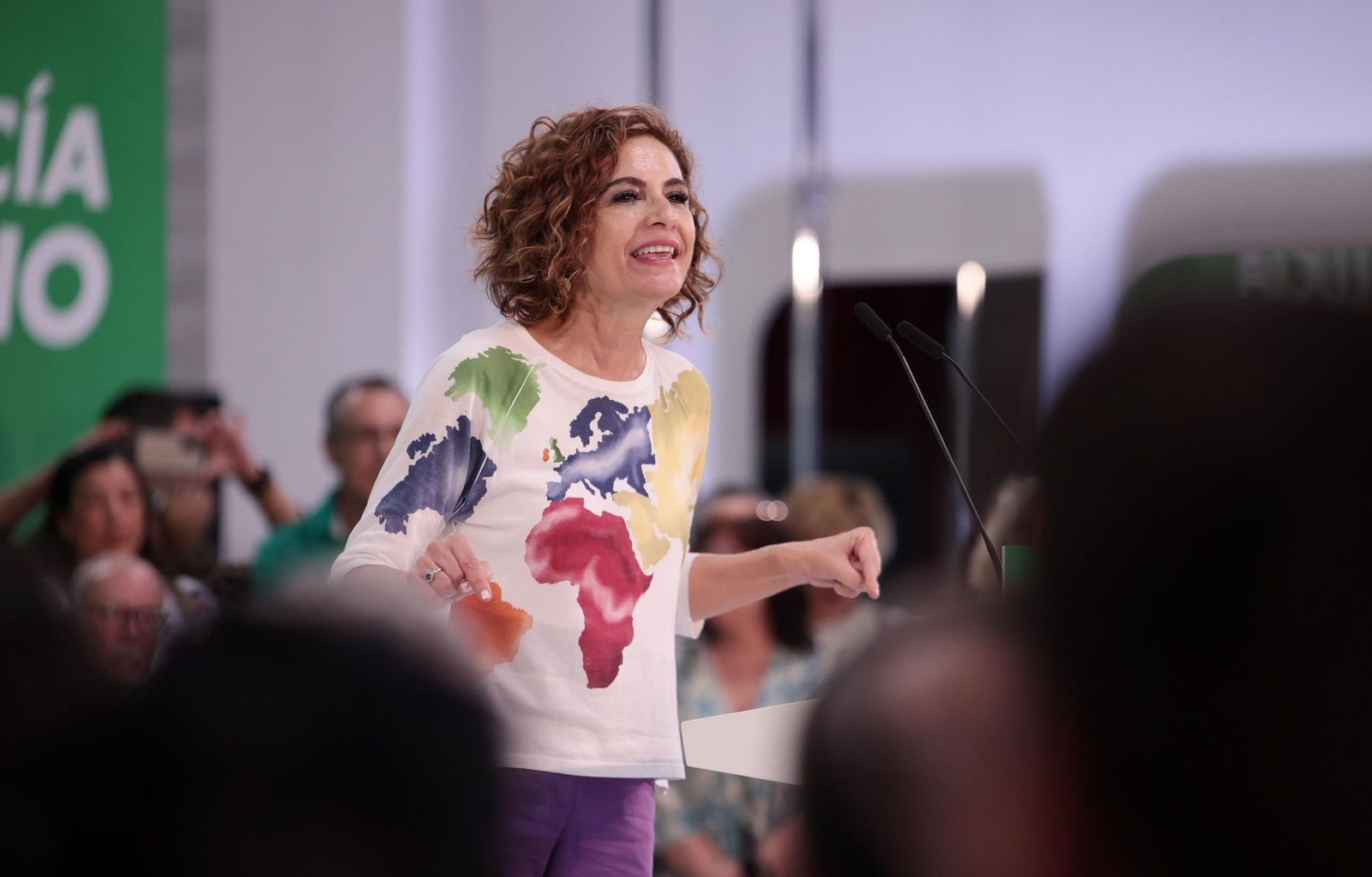 María Jesús Montero presenta en Jerez su candidatura a la Junta de Andalucía