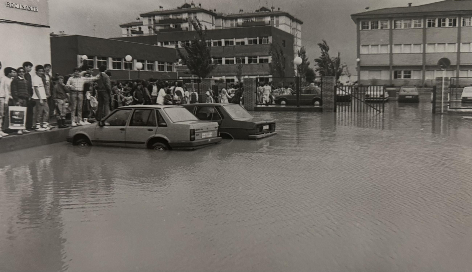 Efectos del temporal e inundaciones de enero de 1996 en Huelva.