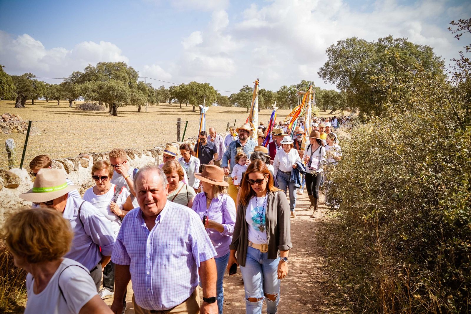 Las mejores imágenes del regreso de la Virgen de Luna a su santuario