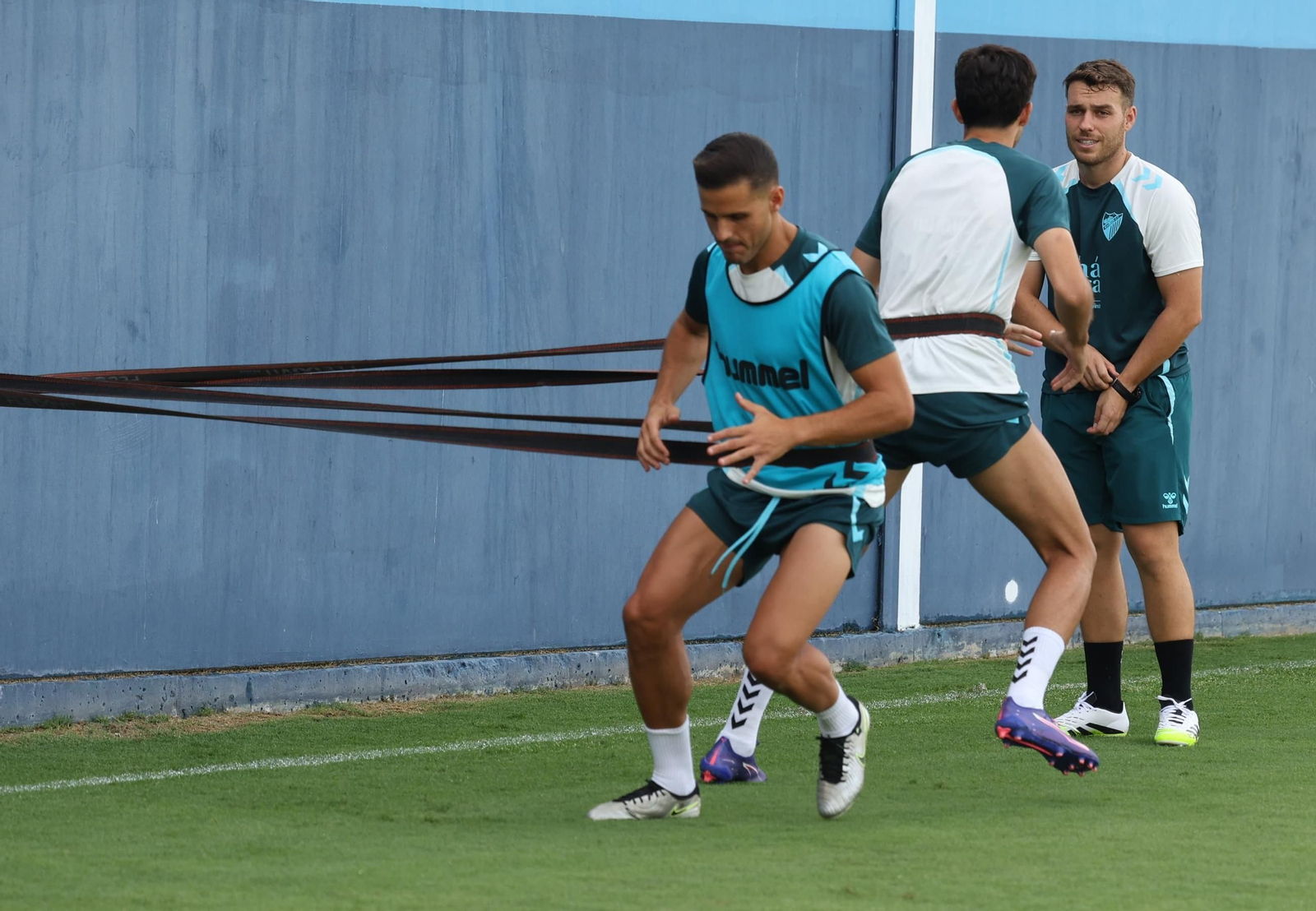 Javi Montero ya trabaja con el Málaga CF en el Anexo de La Rosaleda