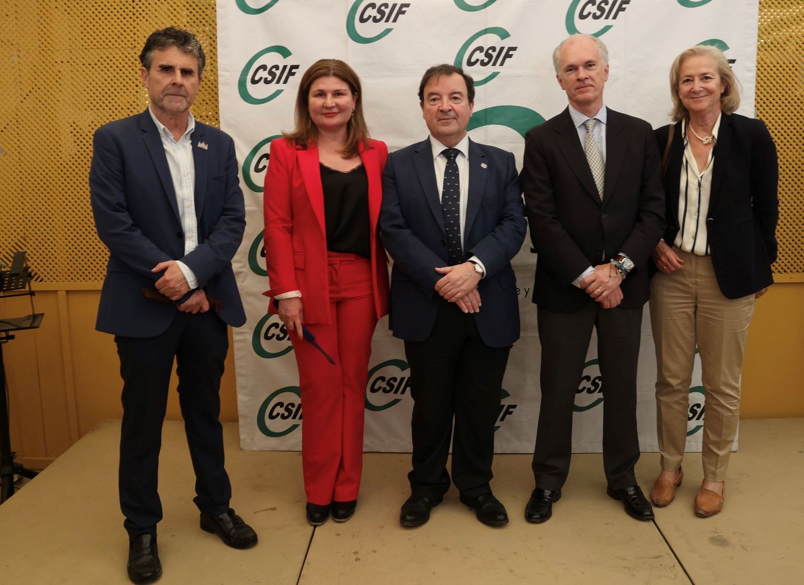 Las fotos de la recepción del CSIF antes del pescaíto