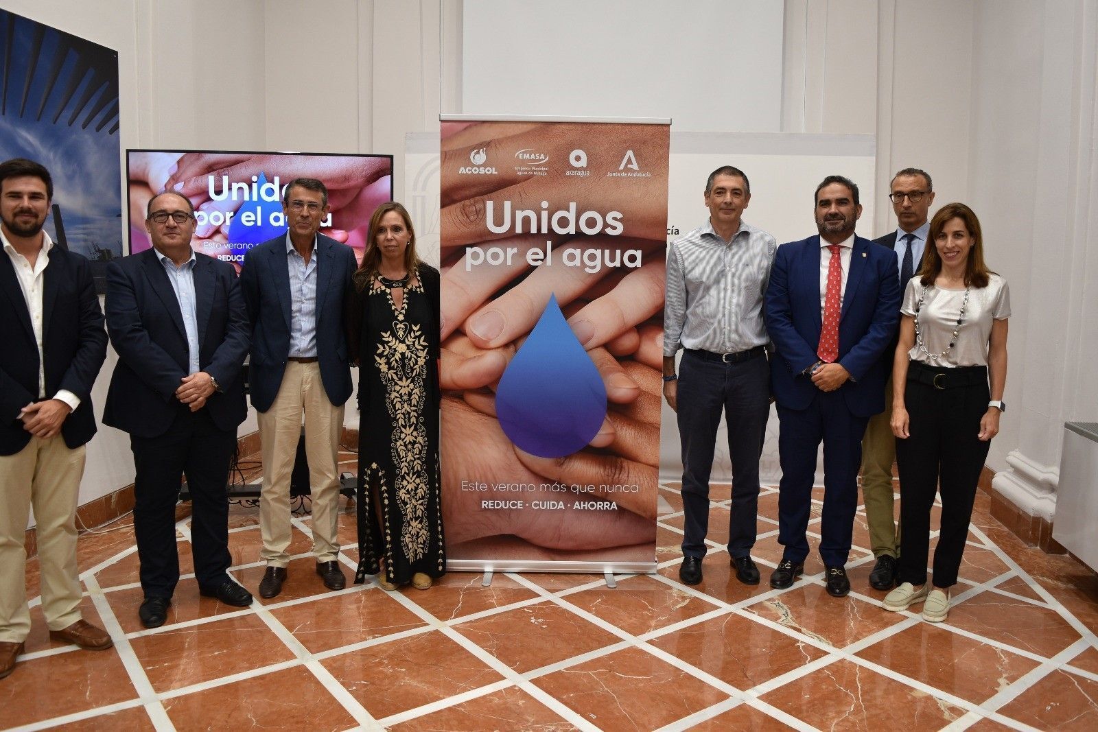 Imagen de la presentación de la campaña 'Unidos por el agua'.
