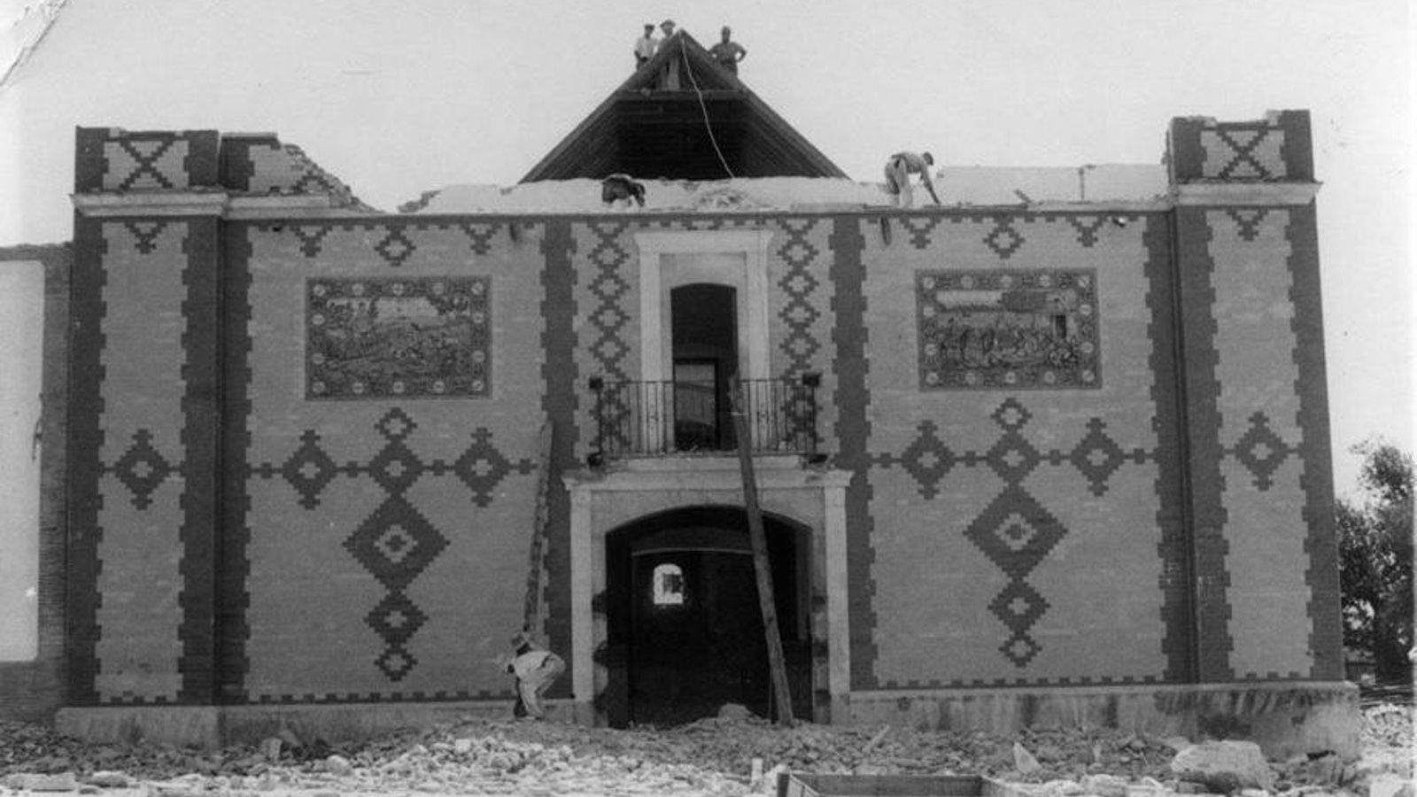 Aspecto de ermita en 1969.