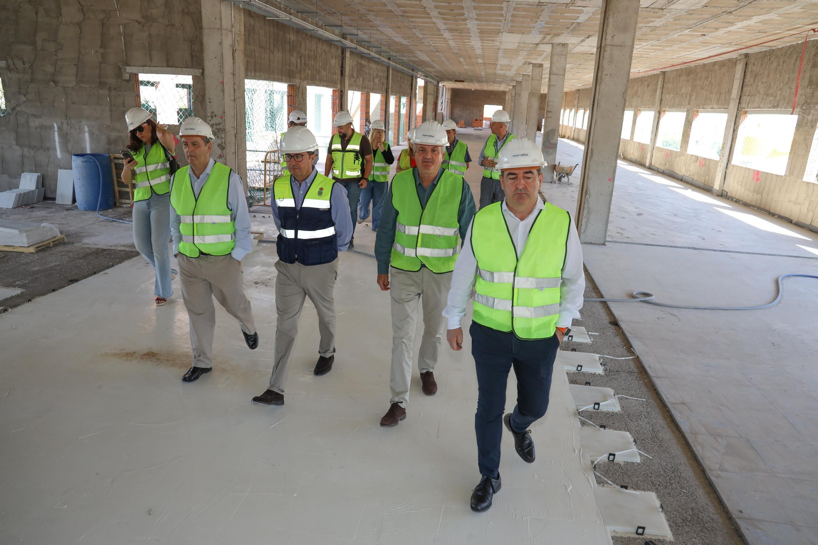 Visita insitucional a las obras del centro de salud de El Ejido Nordeste.
