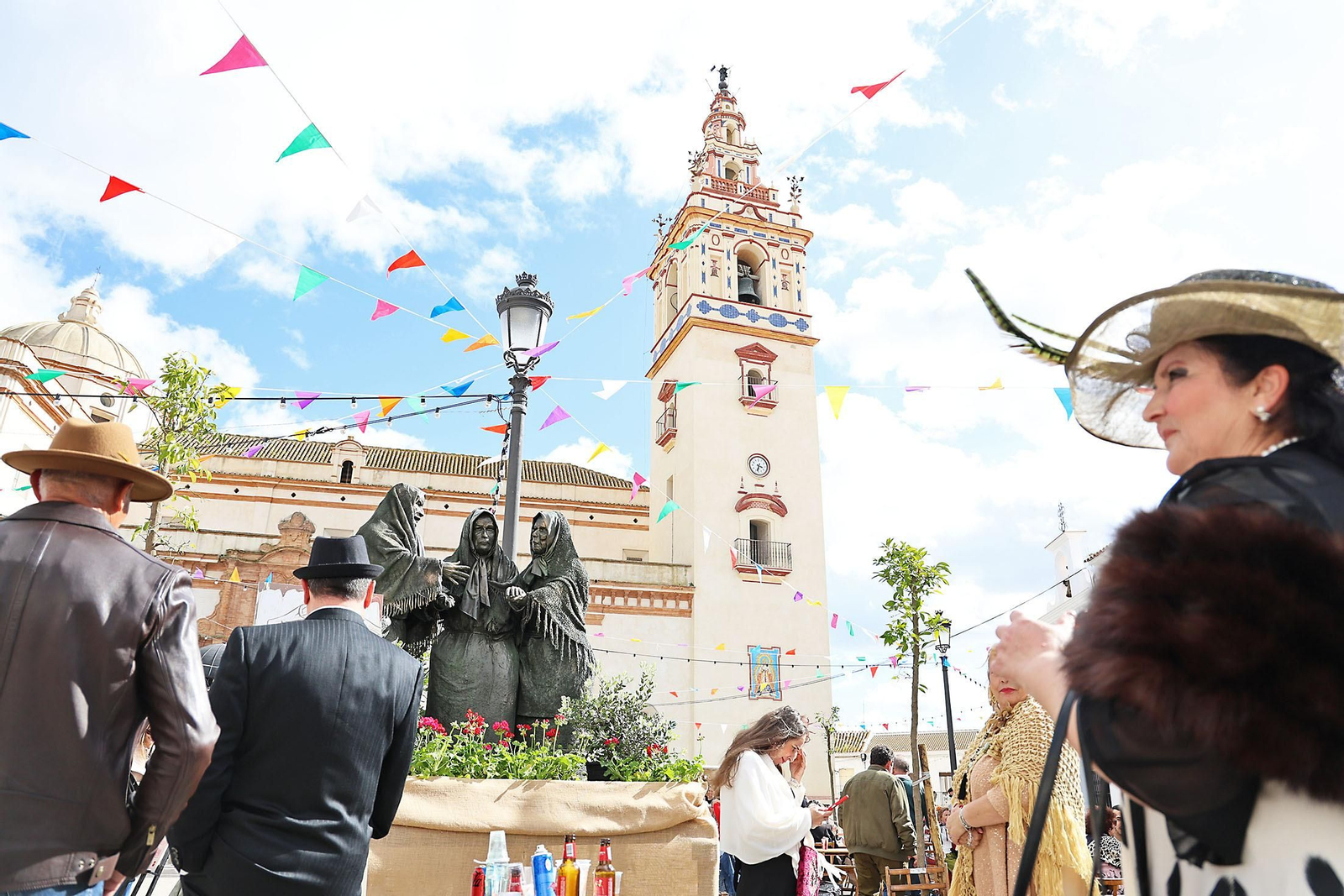 Imágenes del ambiente en la Feria de Época 1900 de Moguer