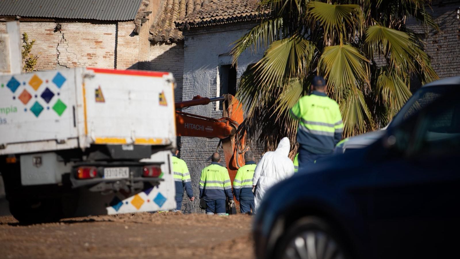 Trabajos en la Huerta de la Mariana.