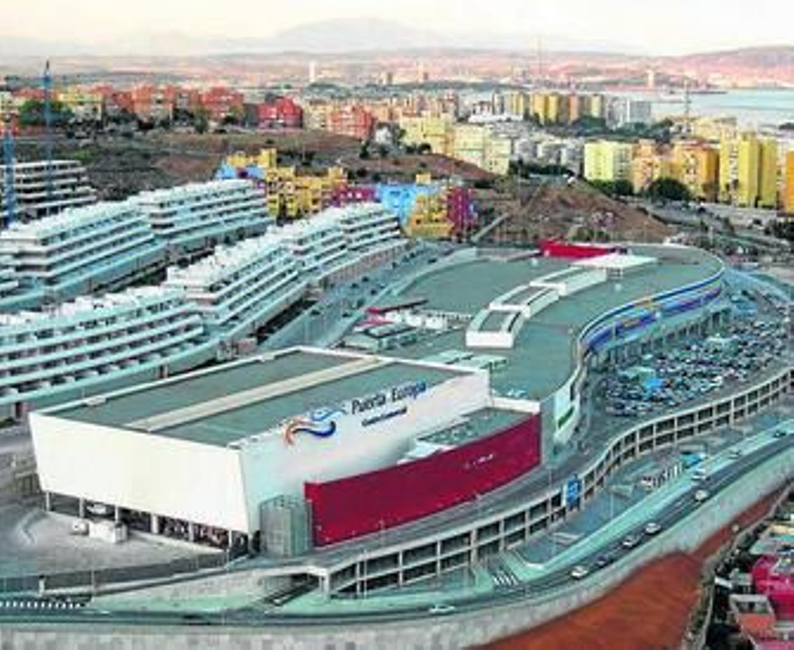 Vista aérea del centro comercial Puerta Europa.