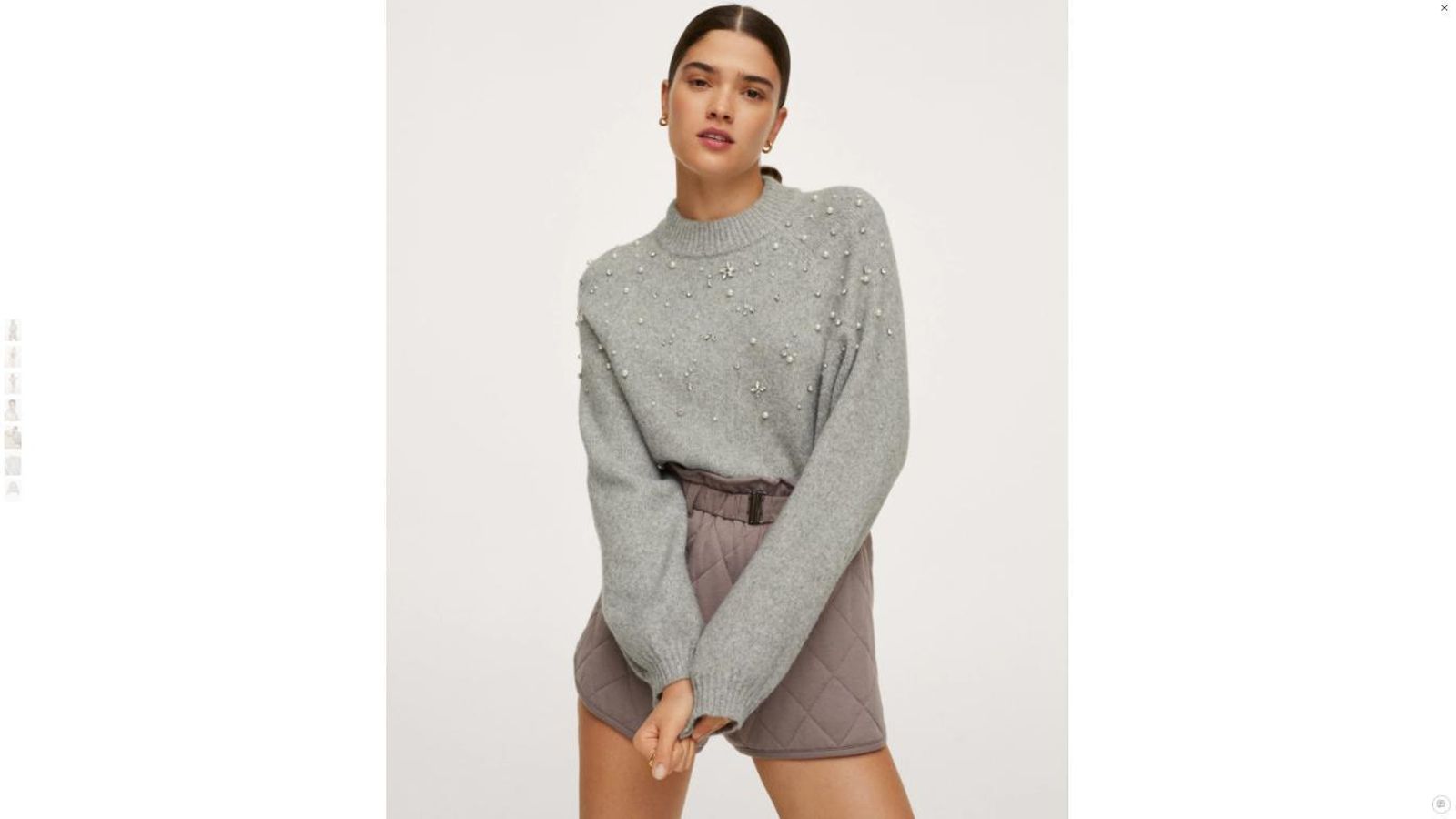 Jersey de perlas de Mango.