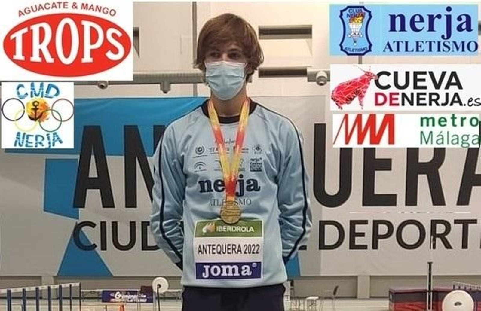 Álvaro Bastida, campeón de España sub 20 de salto con pértiga. Álvaro Bastida, campeón de España sub 20 de salto con pértiga.