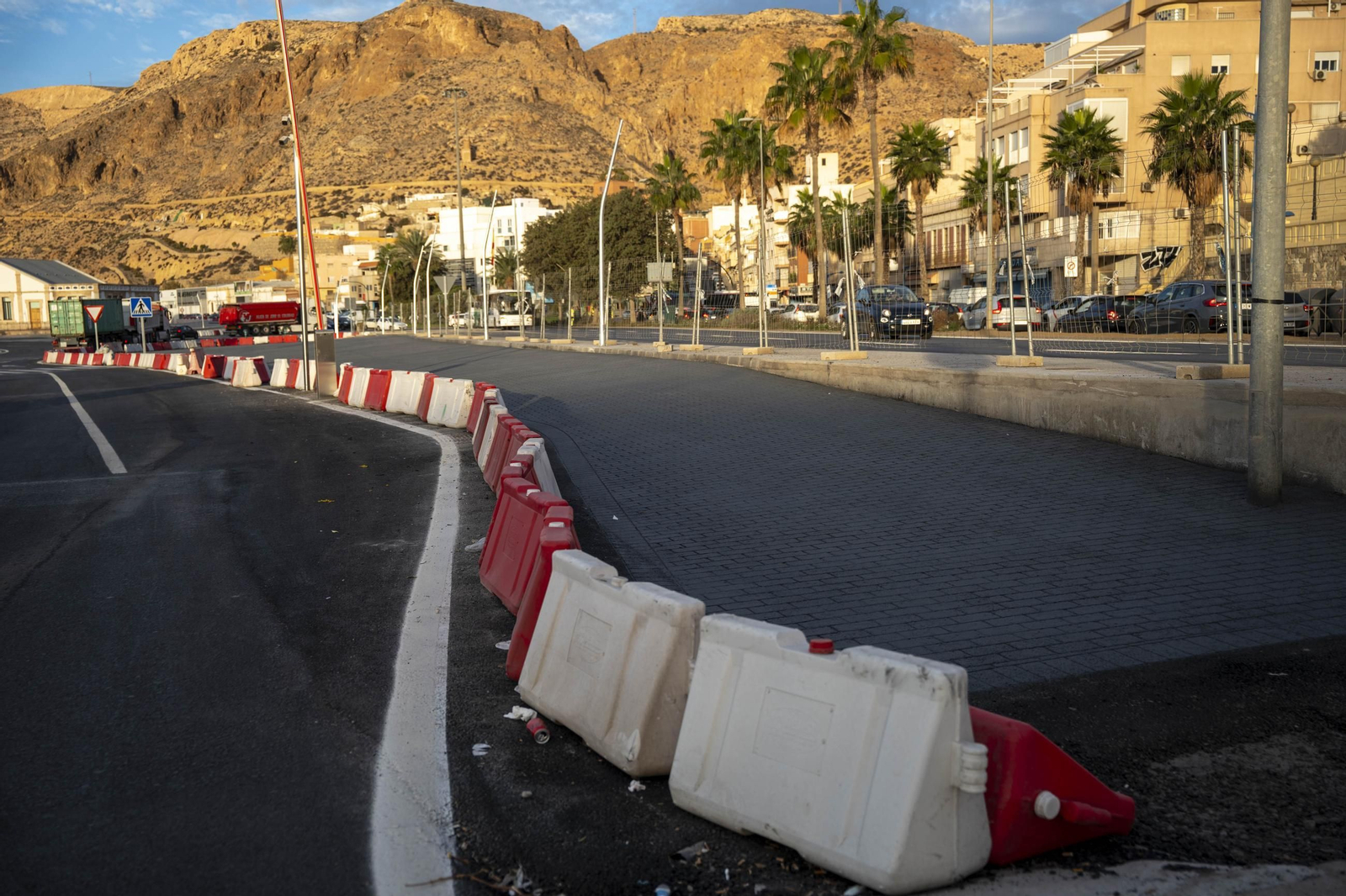 En imágenes las obras del Puerto Ciudad de Almería