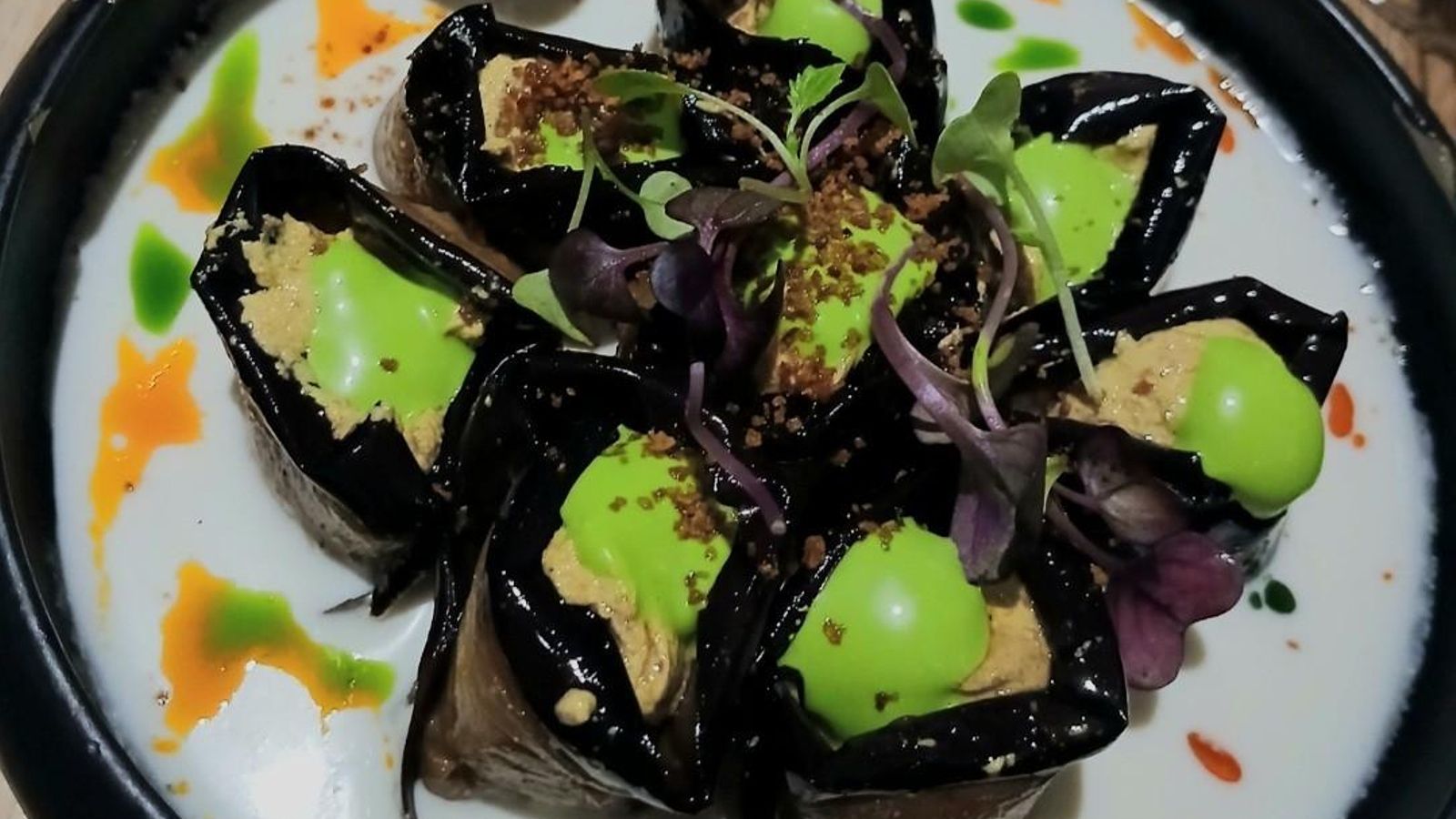 Badrijani niguzit, las berenjenas georgianas de Nunuka