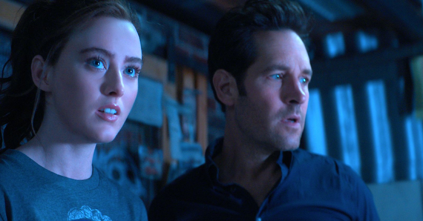 Kathryn Newton y Paul Rudd en ‘Ant-Man y la Avispa: Quantumanía’