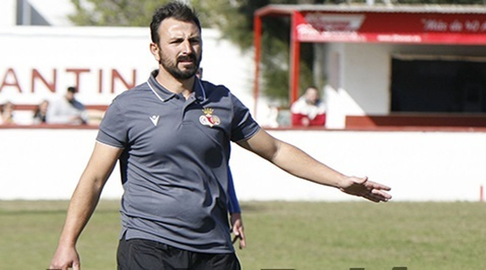 José Mari Suazo, entrenador del Chiclana CF.