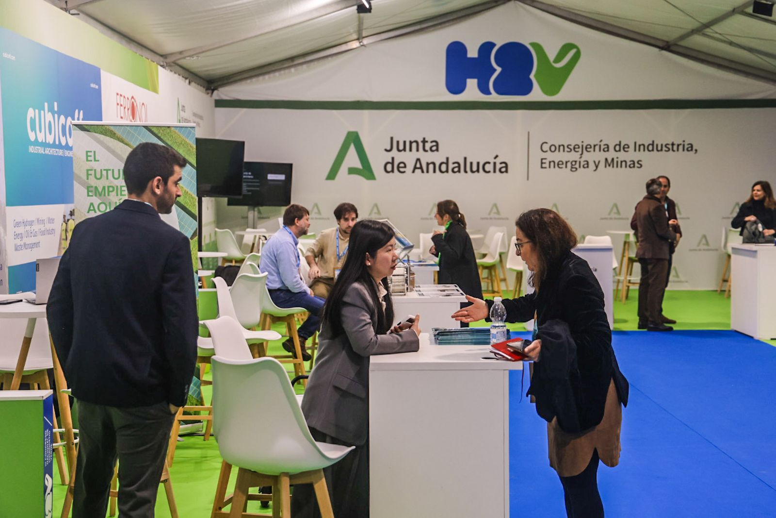 Fotografías de la inauguración del III Congreso Nacional de Hidrógeno Verde