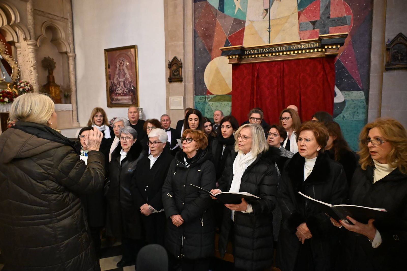 Las imágenes del homenaje de Villa del Río a su párroco emérito, Manuel Tirado Fernández