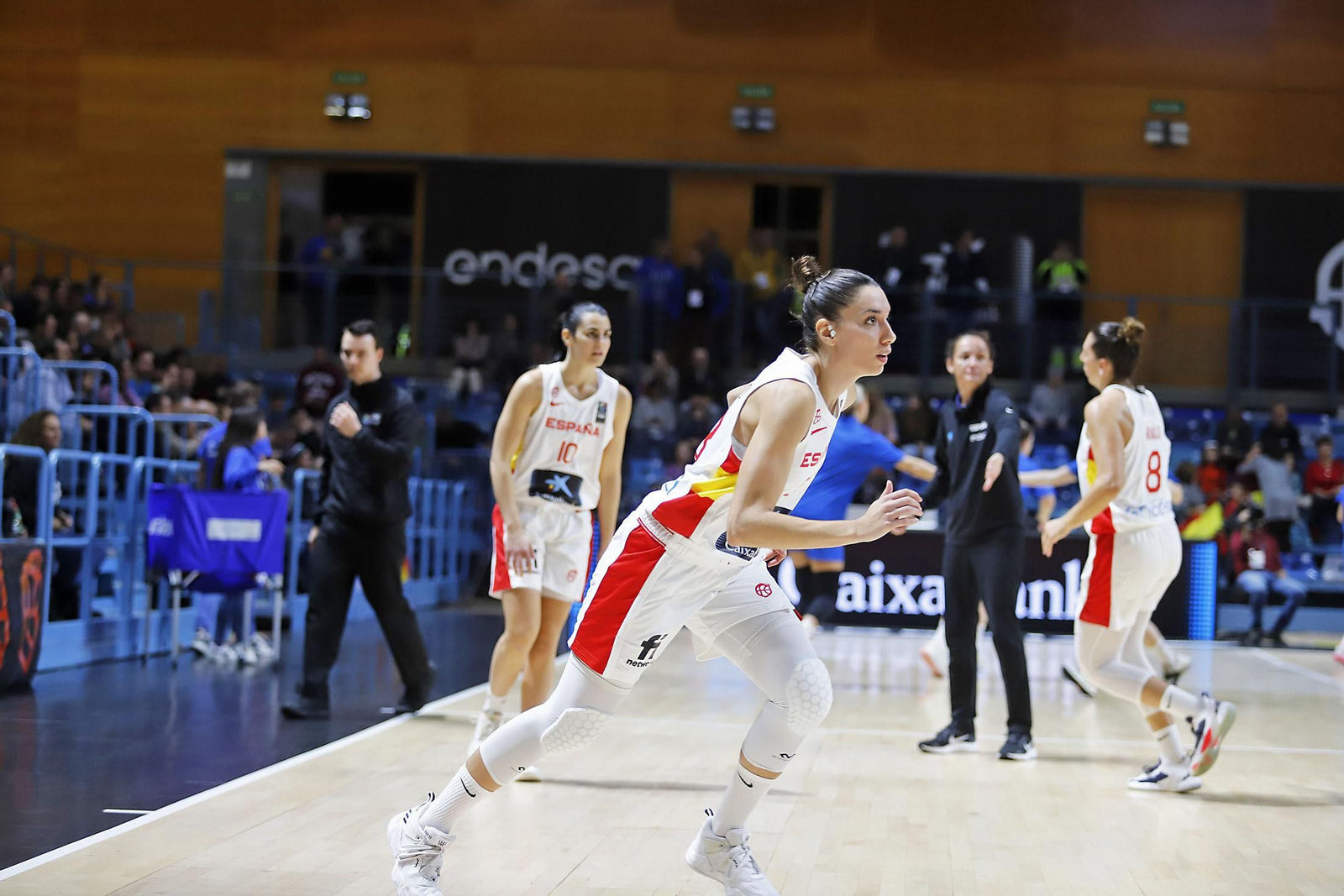 Imágenes del partido de la Selección Española femenina de baloncesto contra Islandia en Huelva