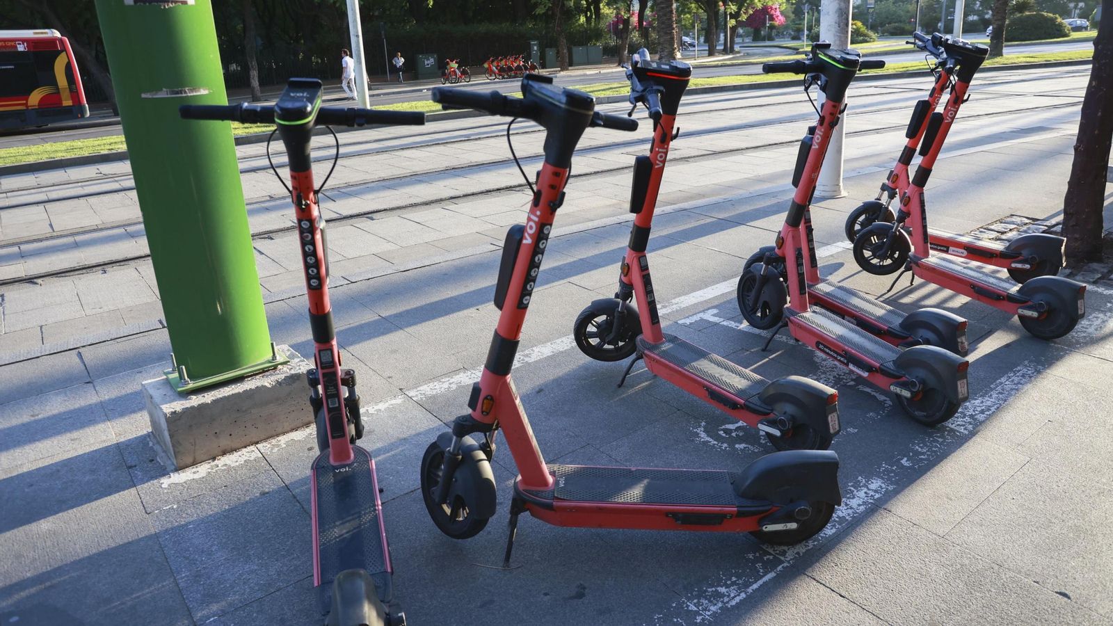 Patinetes de alquiler de Voi en Sevilla