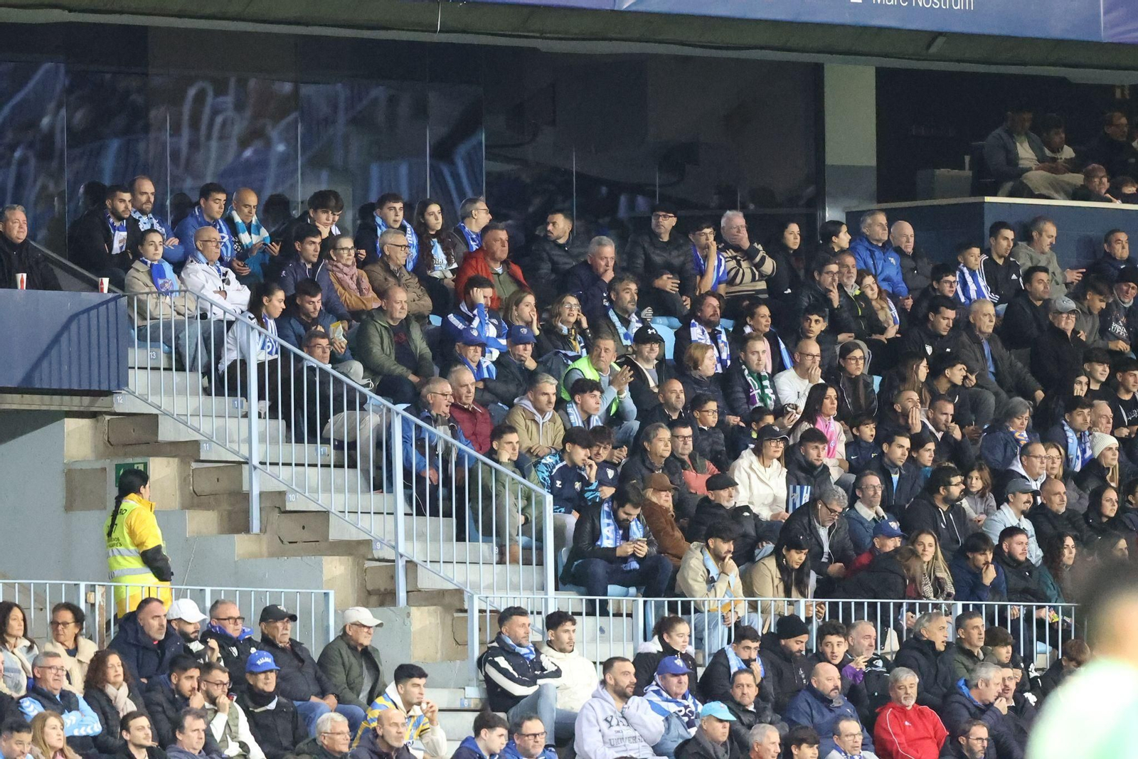 Búscate en las gradas de La Rosaleda en el Málaga CF-Zaragoza