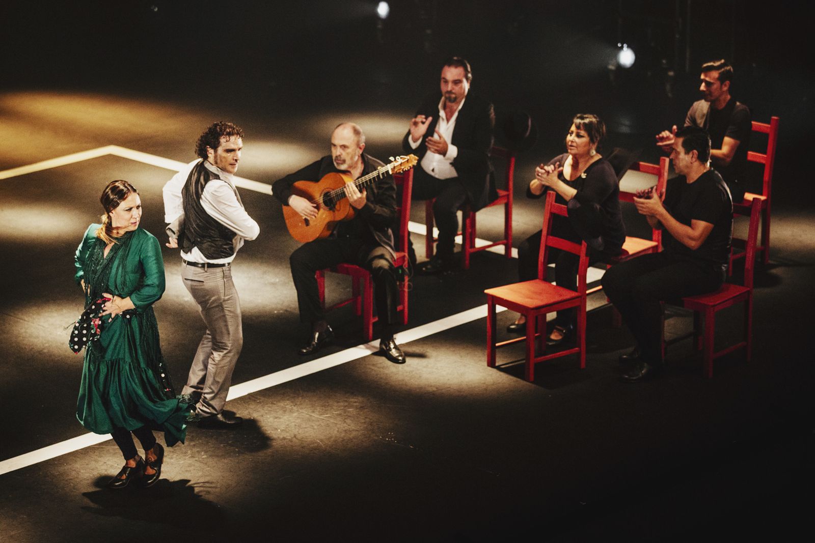 Un momento de 'La Tournée' de Andrés Peña y Pilar Ogalla.