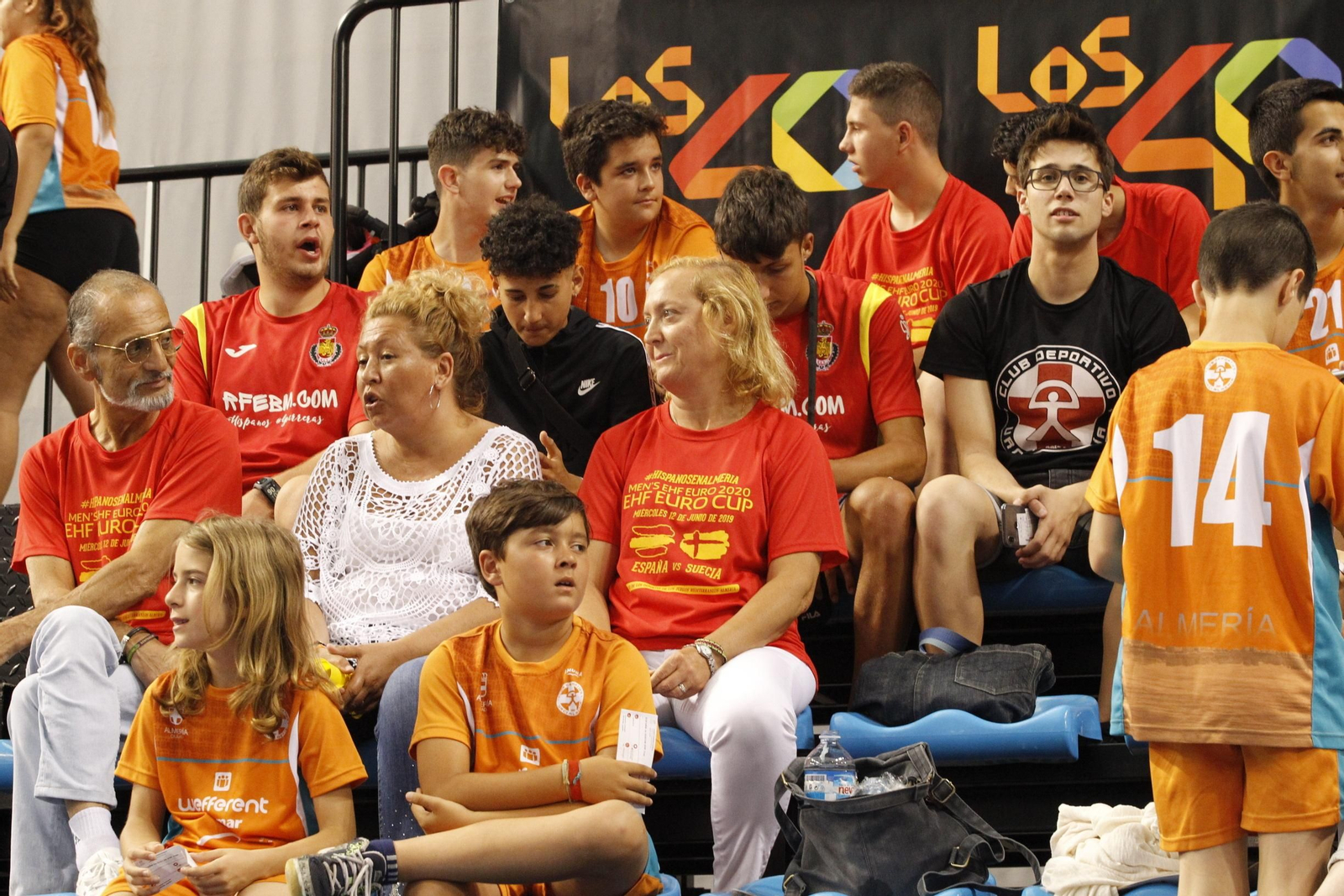 Fotogalería España-Suecia. Balonmano. Palacio Juegos Mediterráneos. Almería