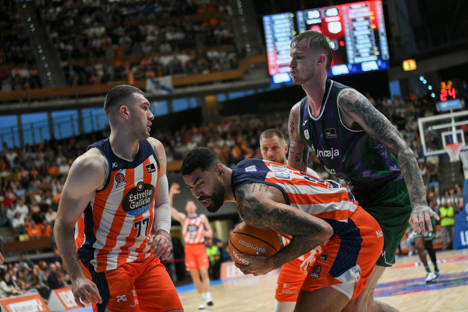 El Leyma Coruña-Unicaja, en fotos