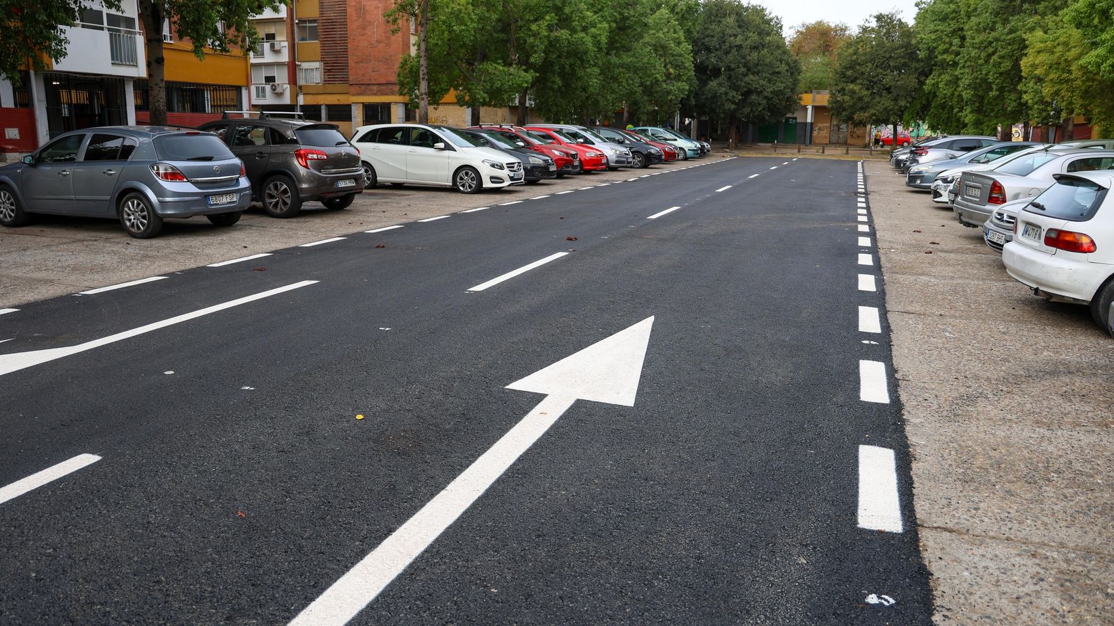 Los trabajos una vez concluidos.