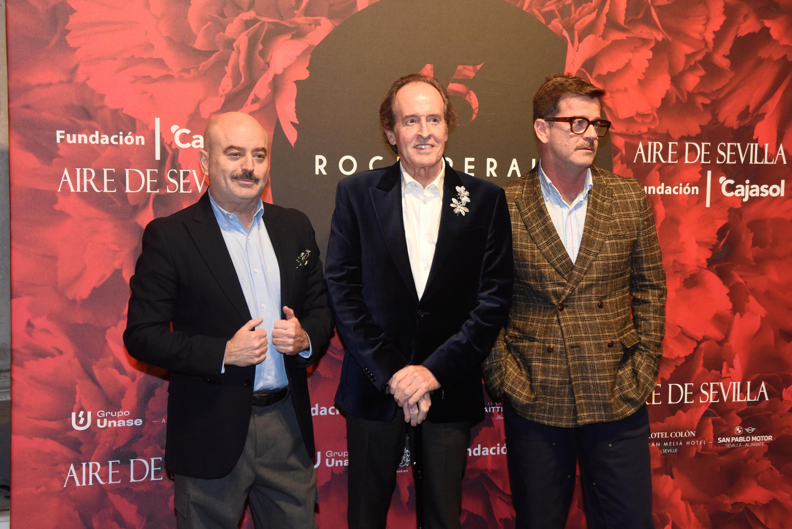 Photocall del desfile de Rocío Peralta, todas las fotos