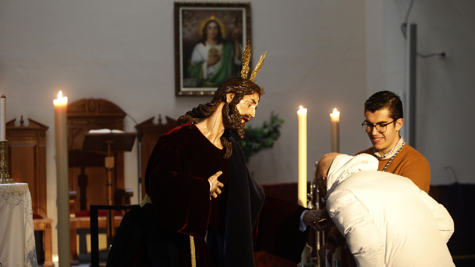 Besamano a la Oración en el Huerto en la Parroquia San José en La Línea