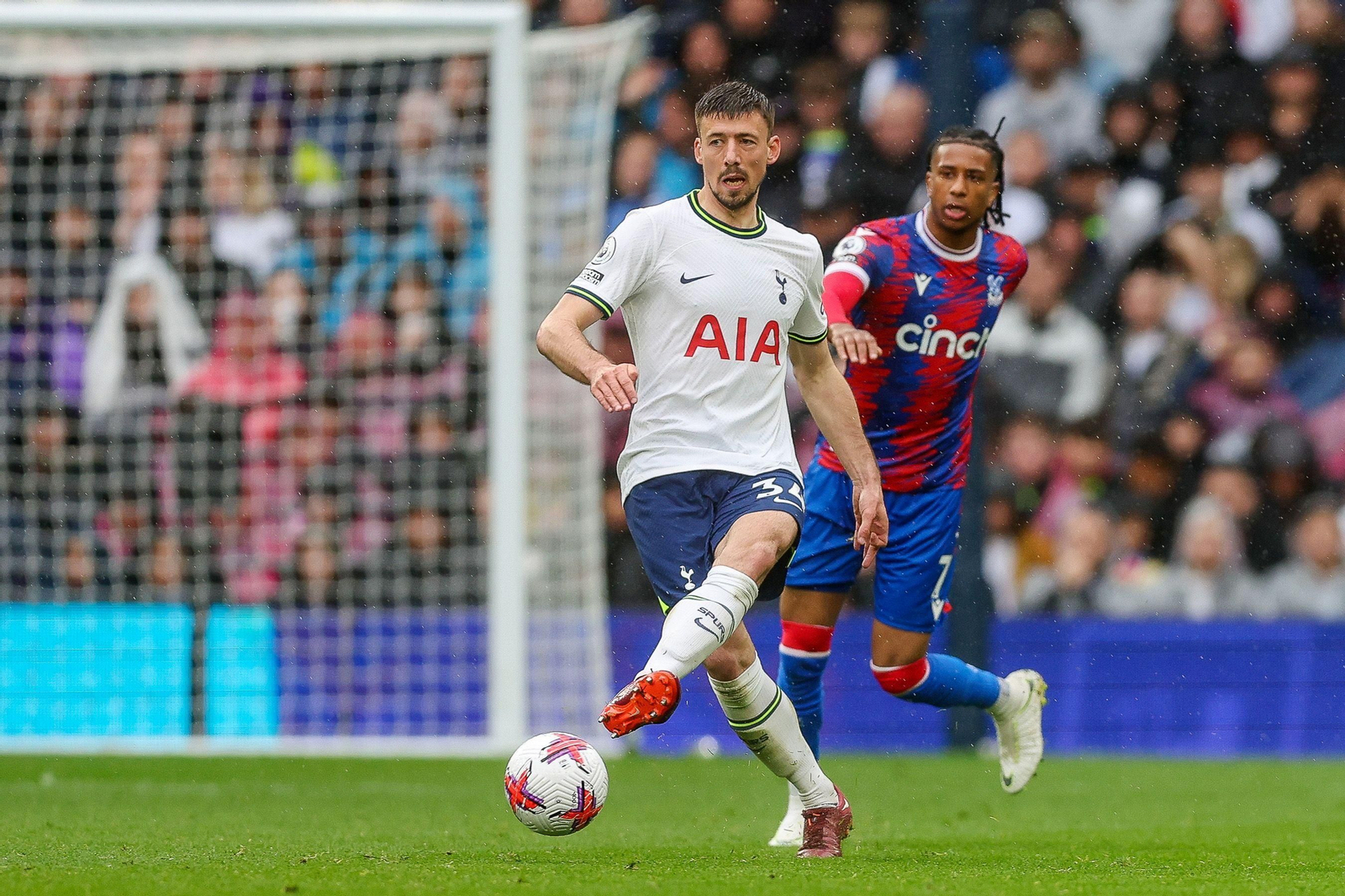 Clement Lenglet, en un partido del Tottenham ante el Crystal Palace en mayo pasado.