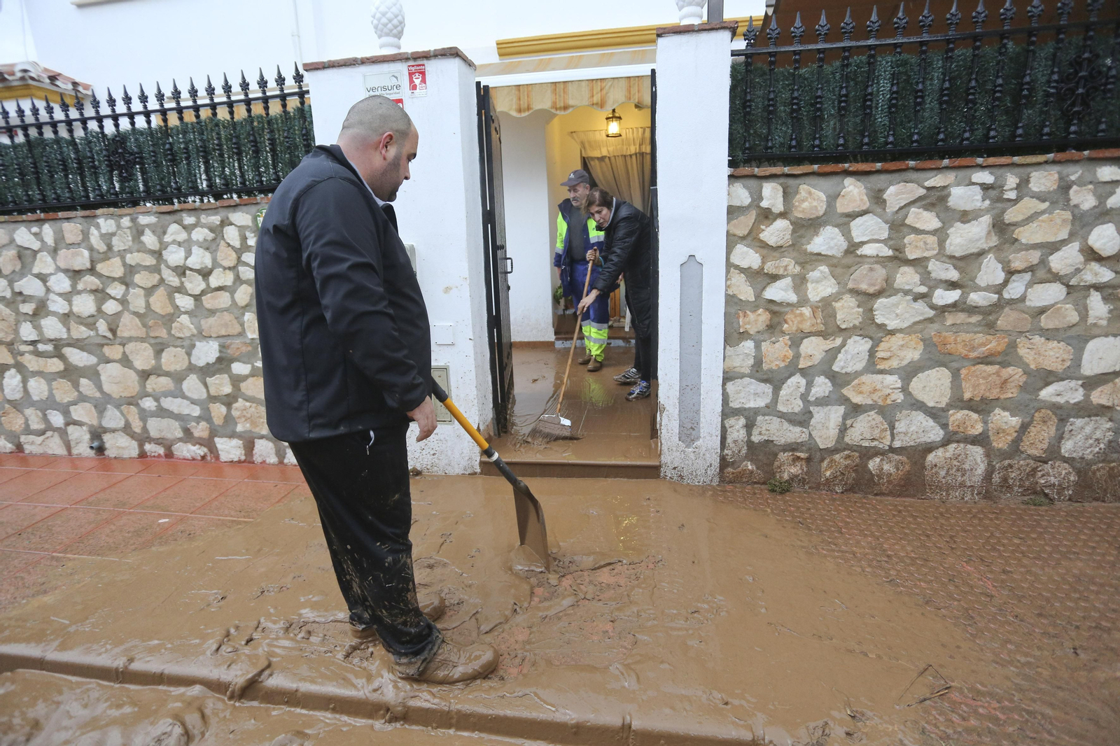 Las fotos de Campanillas inundada por el desbordamiento del río