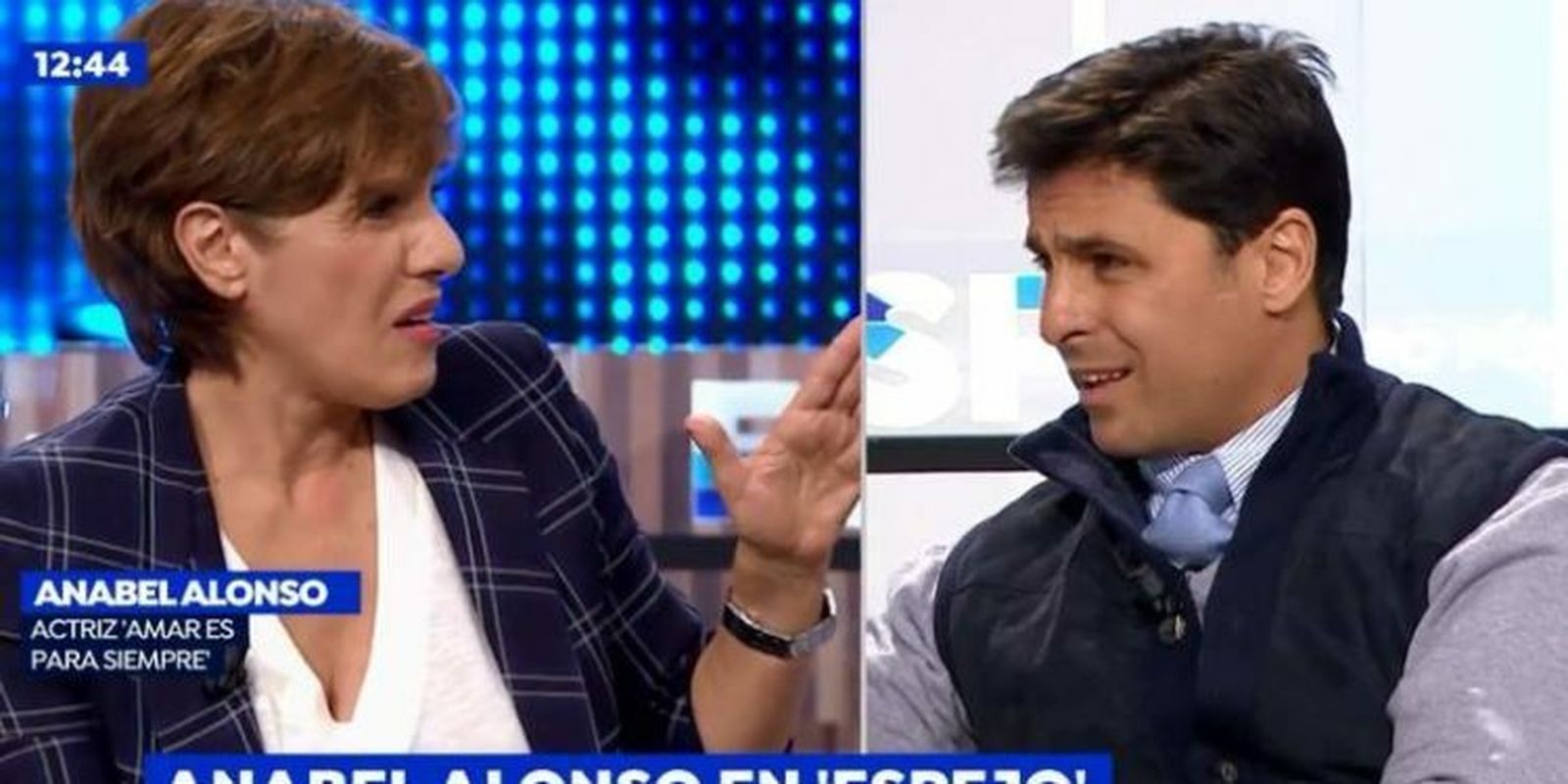 Anabel Alonso y Fran Rivera, enfrentados en 'Espejo Público'.