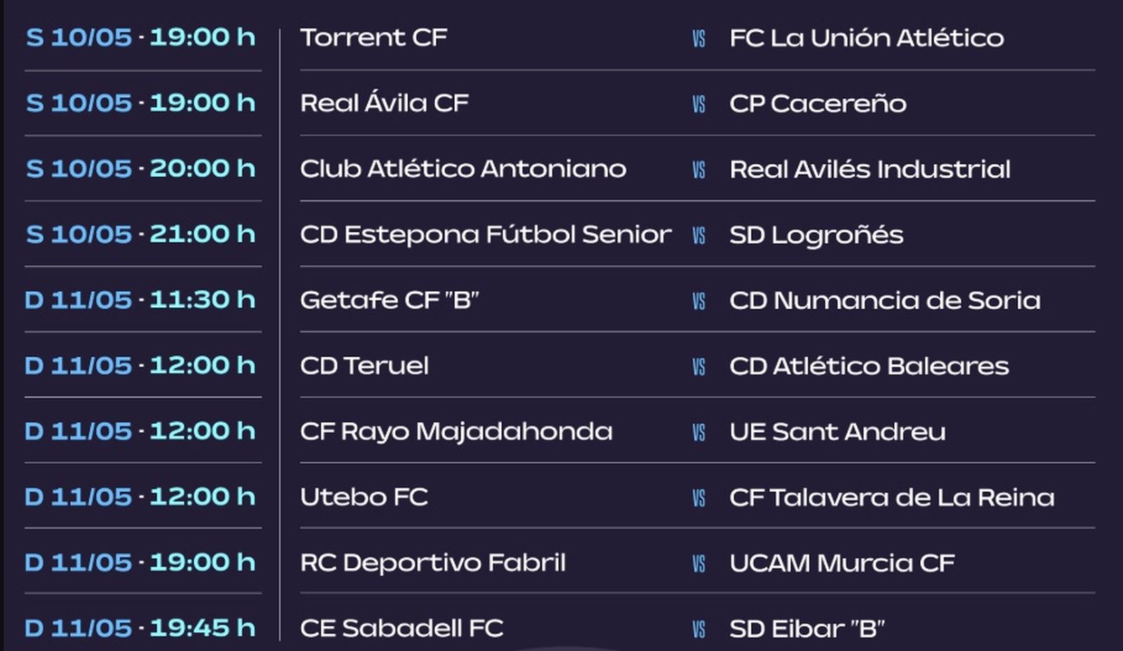 Fechas y horarios de la ida de semifinales del play-off a Primera RFEF.