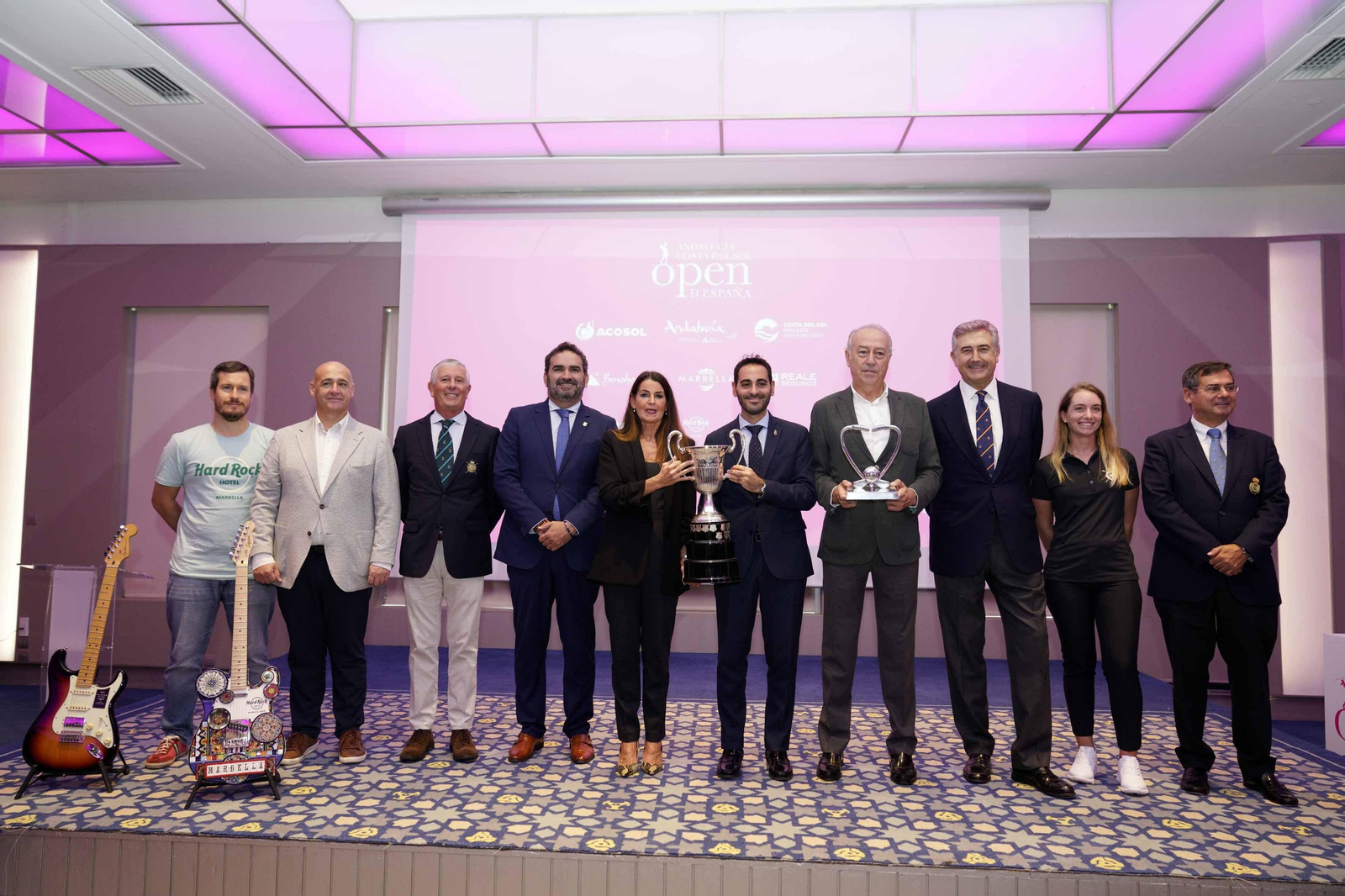 La presentación del torneo Andalucía Costa del Sol Open de España. La presentación del torneo Andalucía Costa del Sol Open de España.