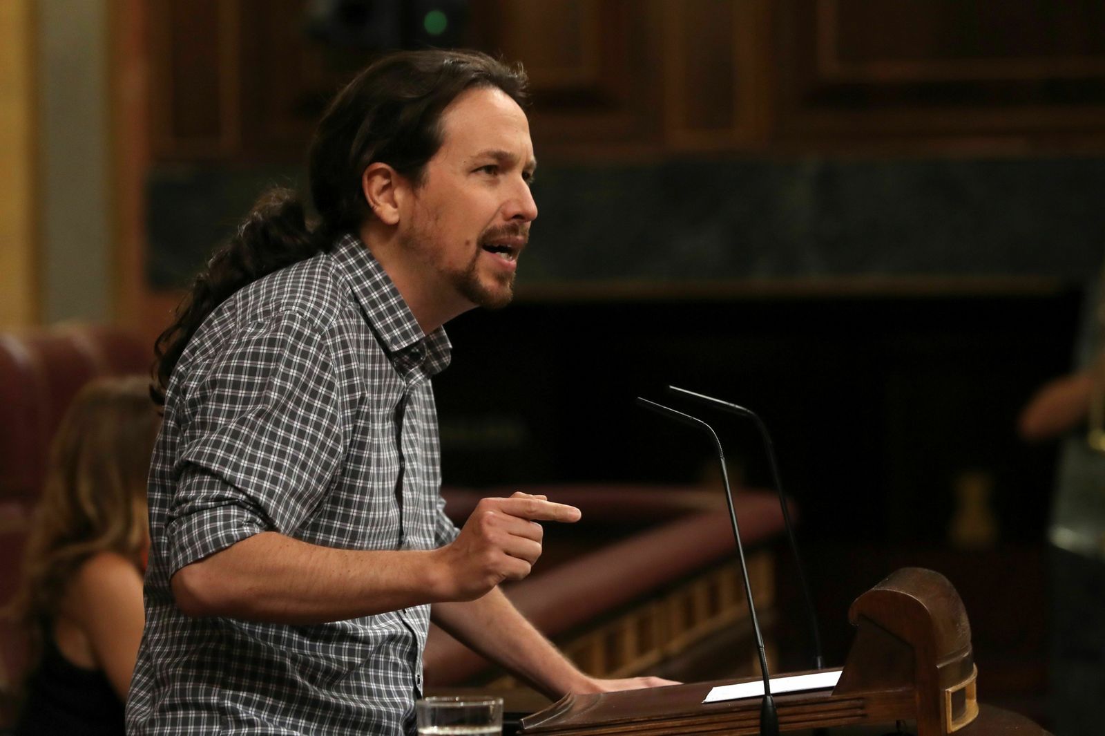 Pablo Iglesias, en el debate de investidura.