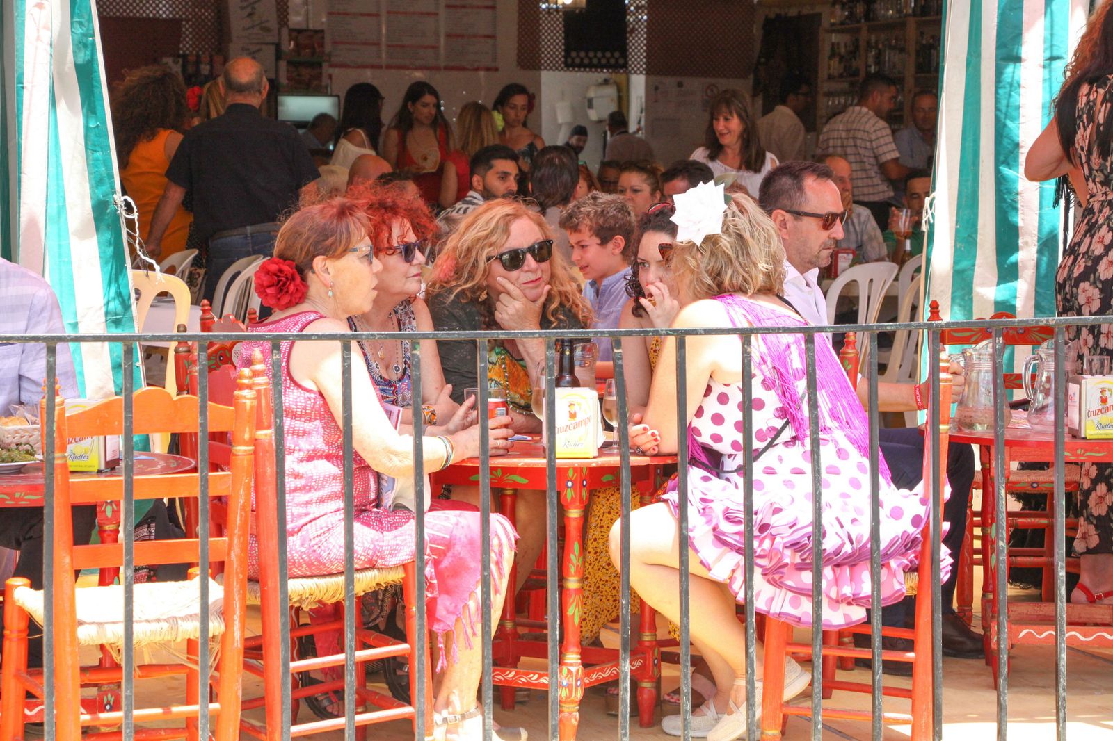 Imágenes del jueves de Feria en Chiclana