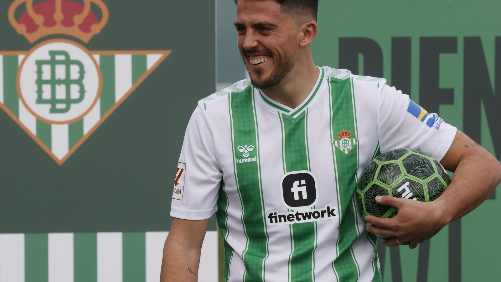 Pablo Fornals, en su presentación como jugador del Betis.
