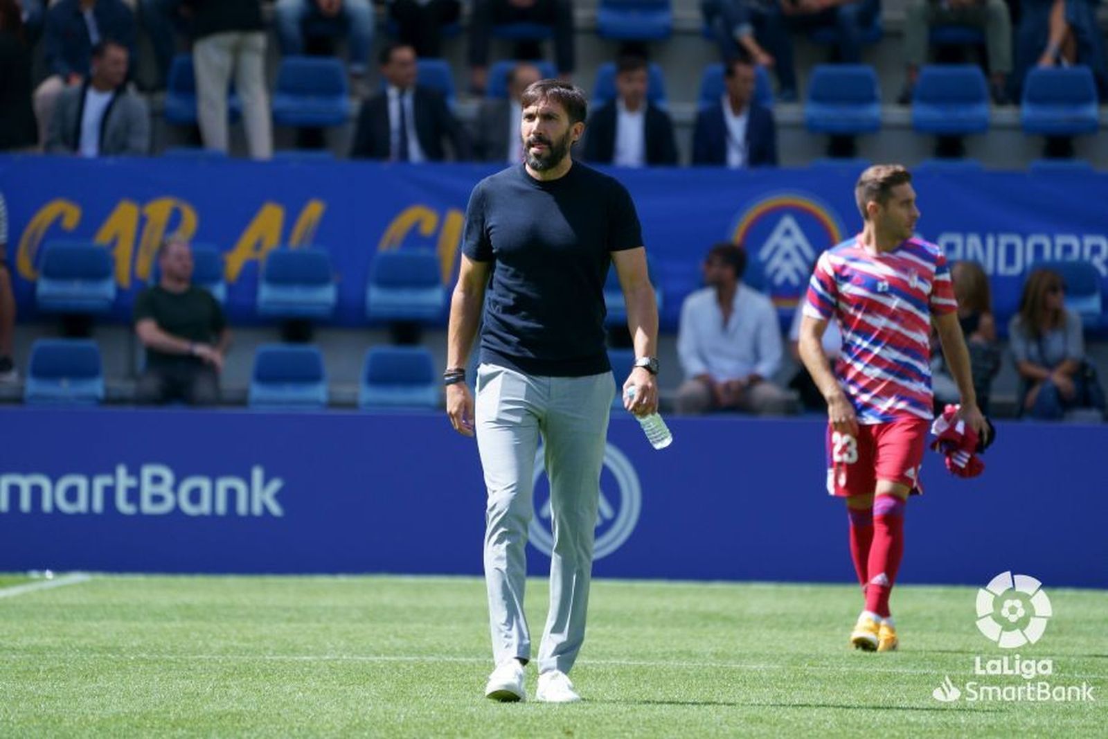 Eder Sarabia, en el encuentro de este domingo.
