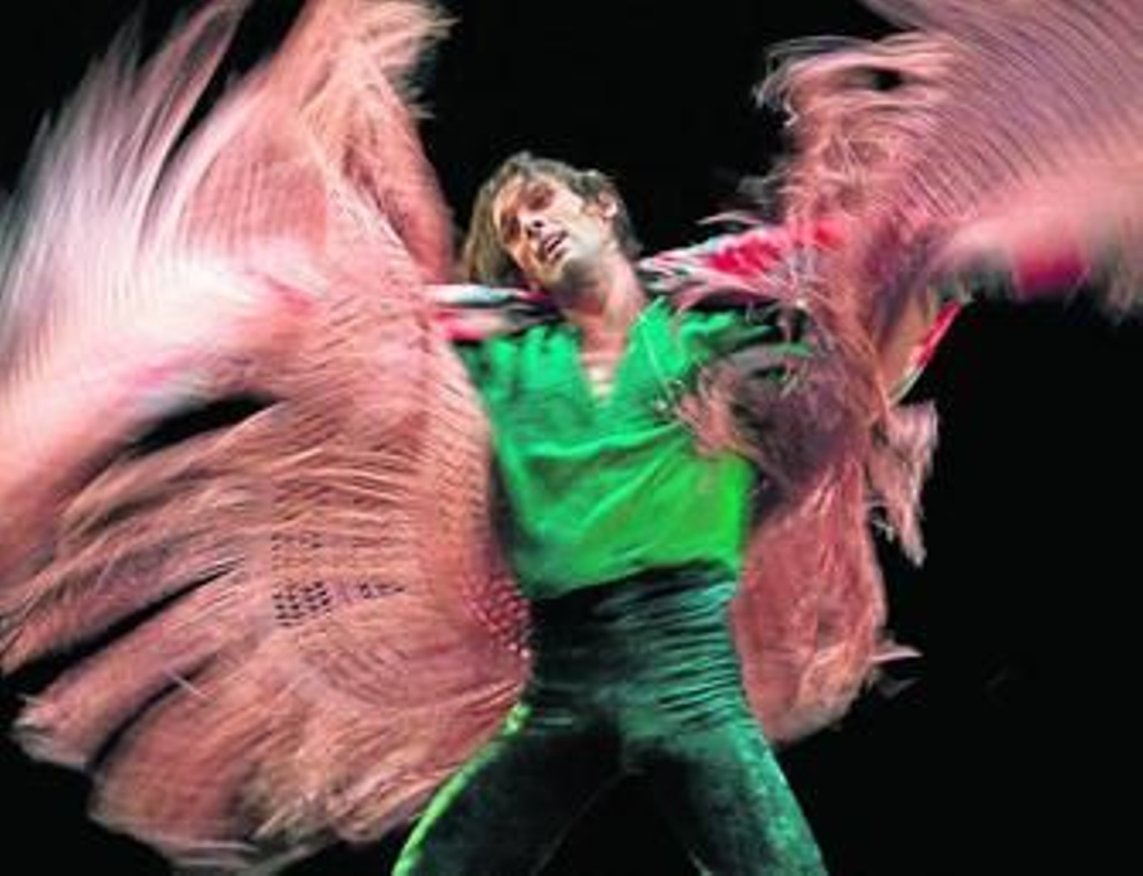 Rubén Olmo, en un momento de 'Tranquilo alboroto'.