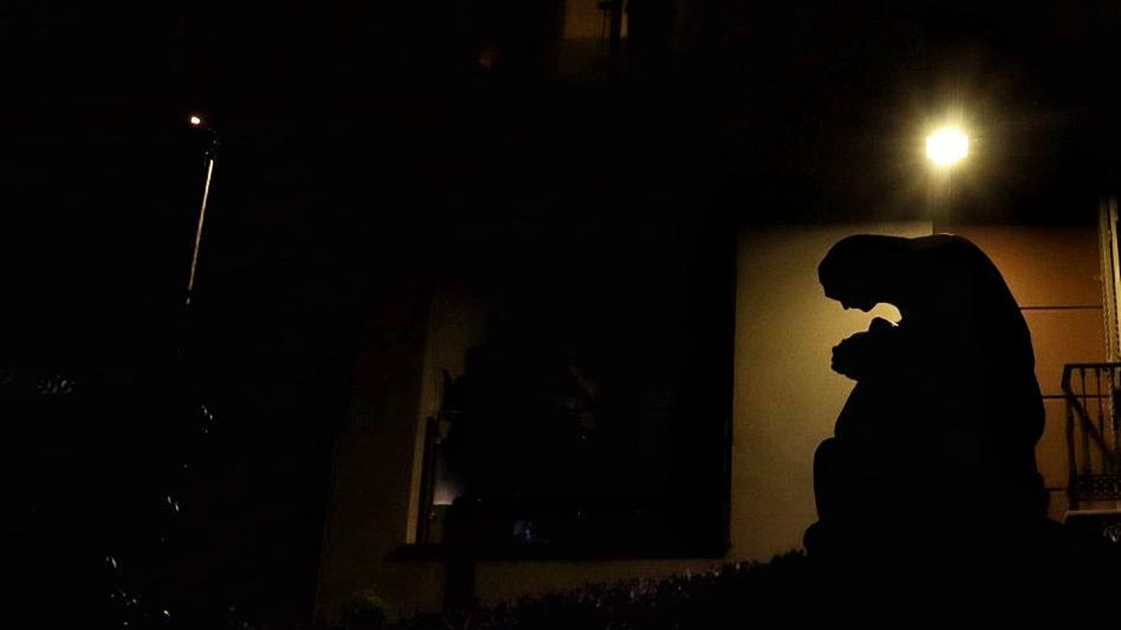 La Piedad en el Viernes Santo en Málaga.