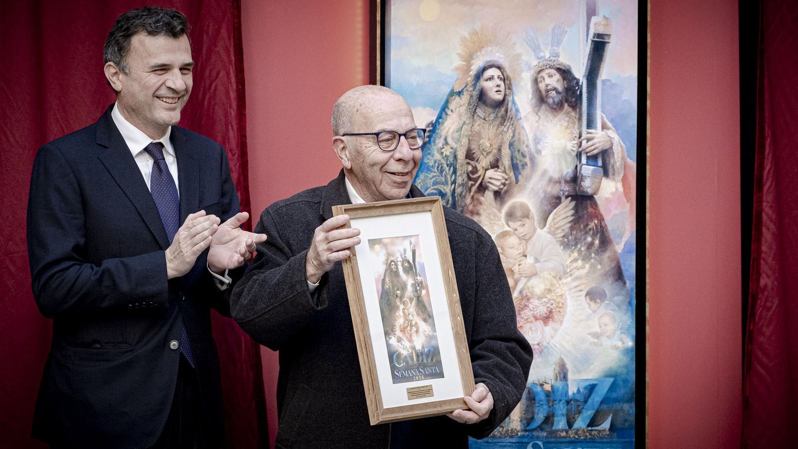 Las imágenes de la presentación del cartel y pregonero de la Semana Santa de Cádiz 2025