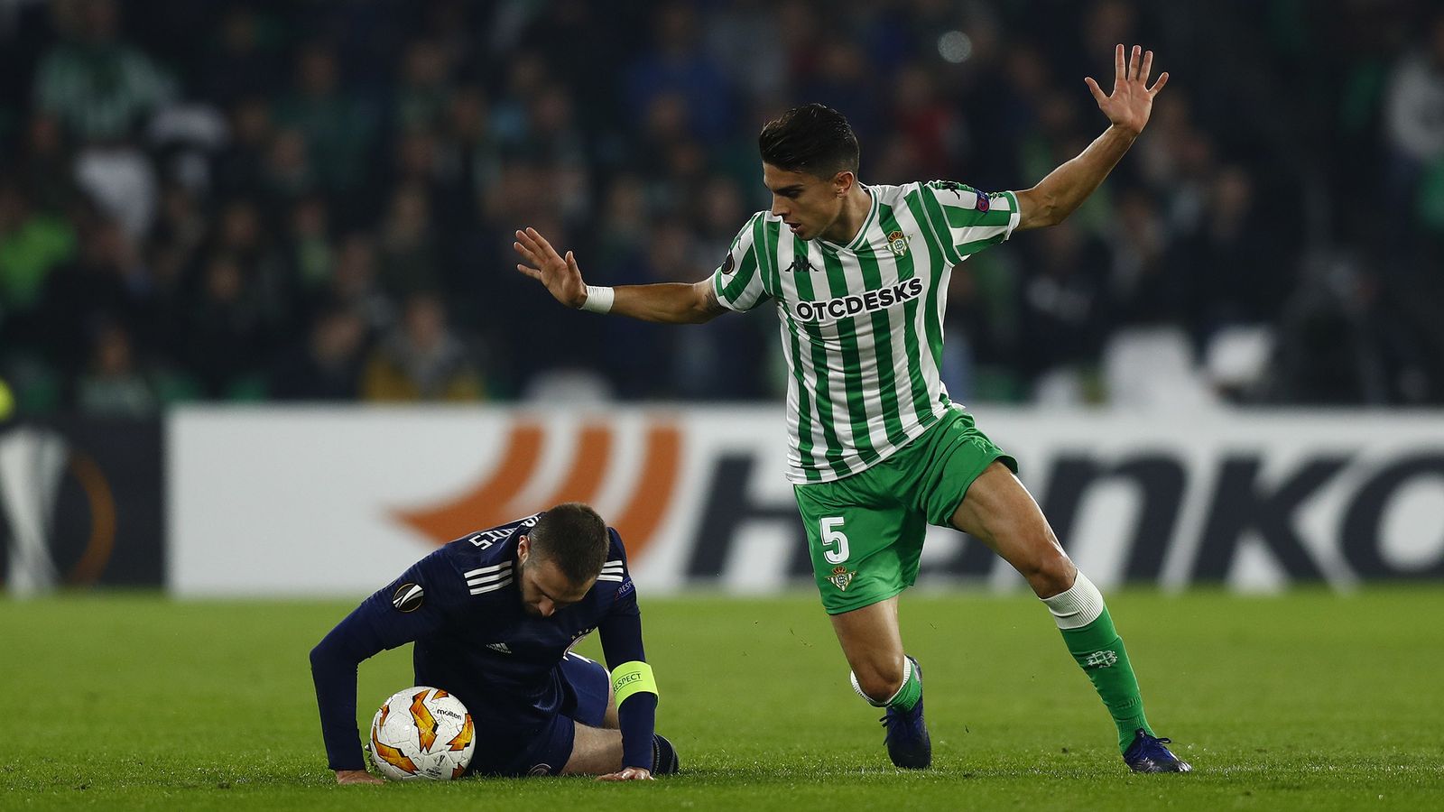 Las imágenes del Betis-Olympiacos