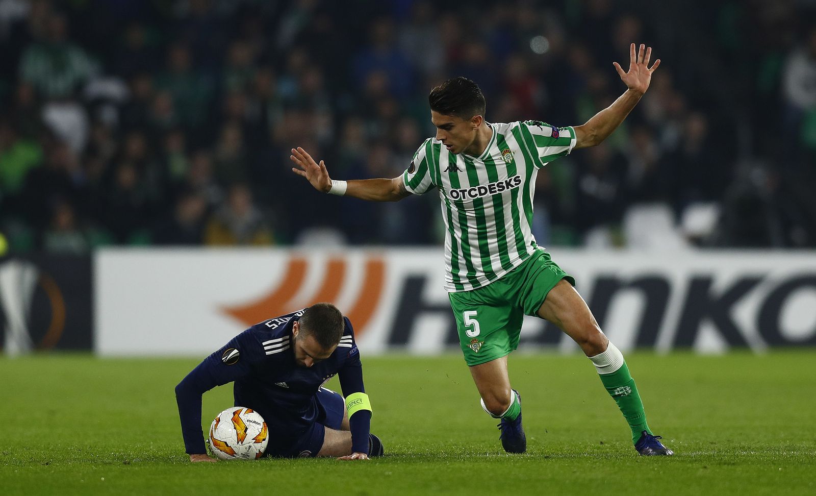 Las imágenes del Betis-Olympiacos
