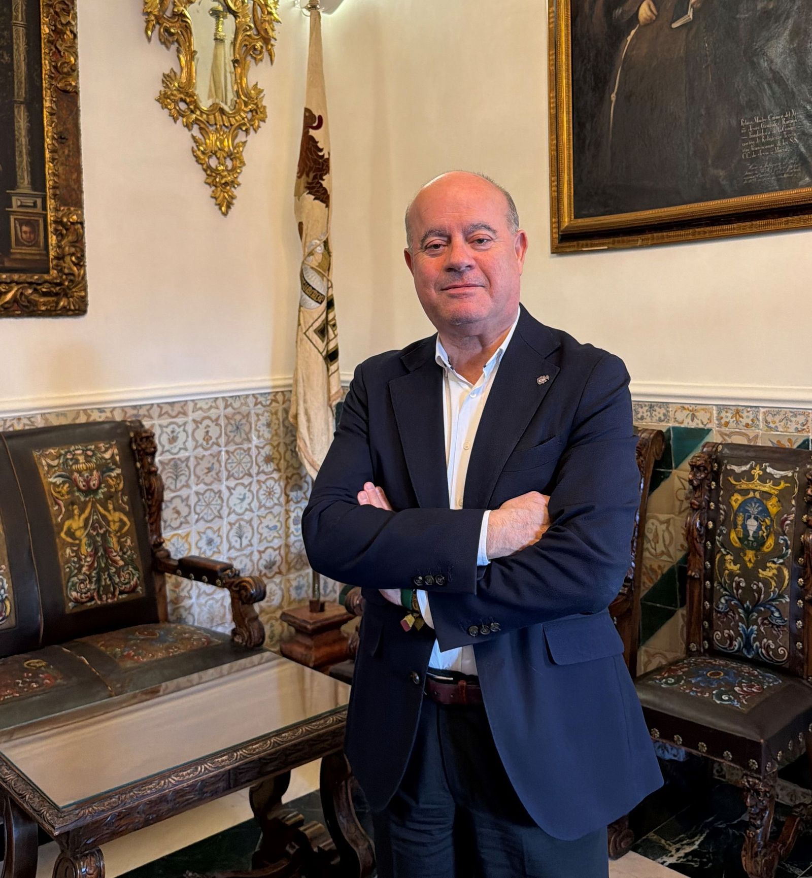 Manuel Barón, alcalde de Antequera.