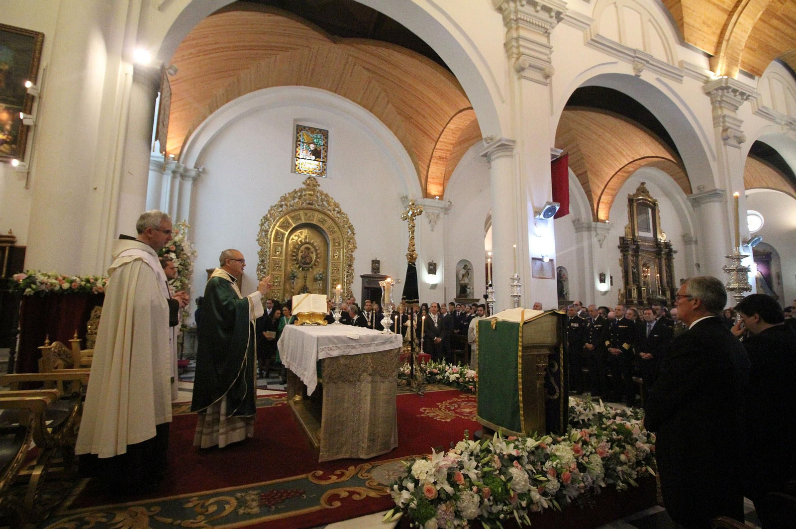 Imágenes de la bendición de la Virgen del Carmen