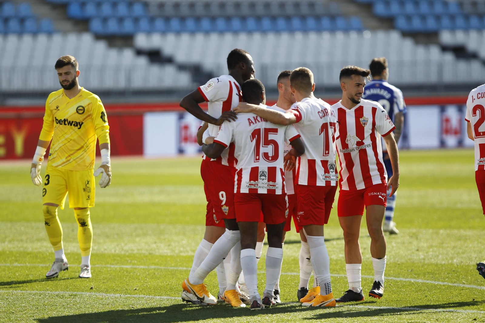 Fotogalería U.D. Almería-Deportivo Alavés. Copa del Rey