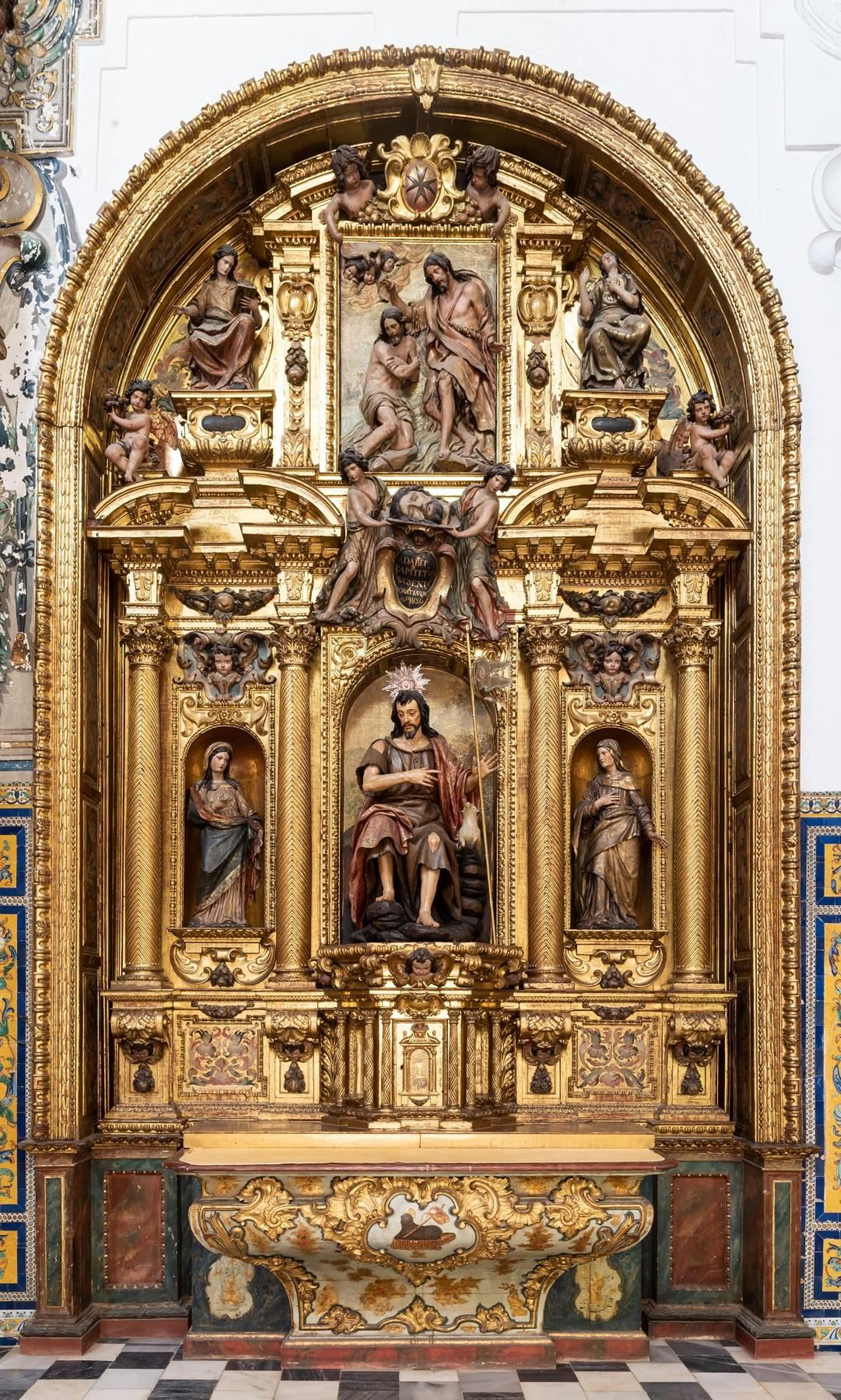 Retablo de San Juan Bautista del Monasterio de Santa Paula.